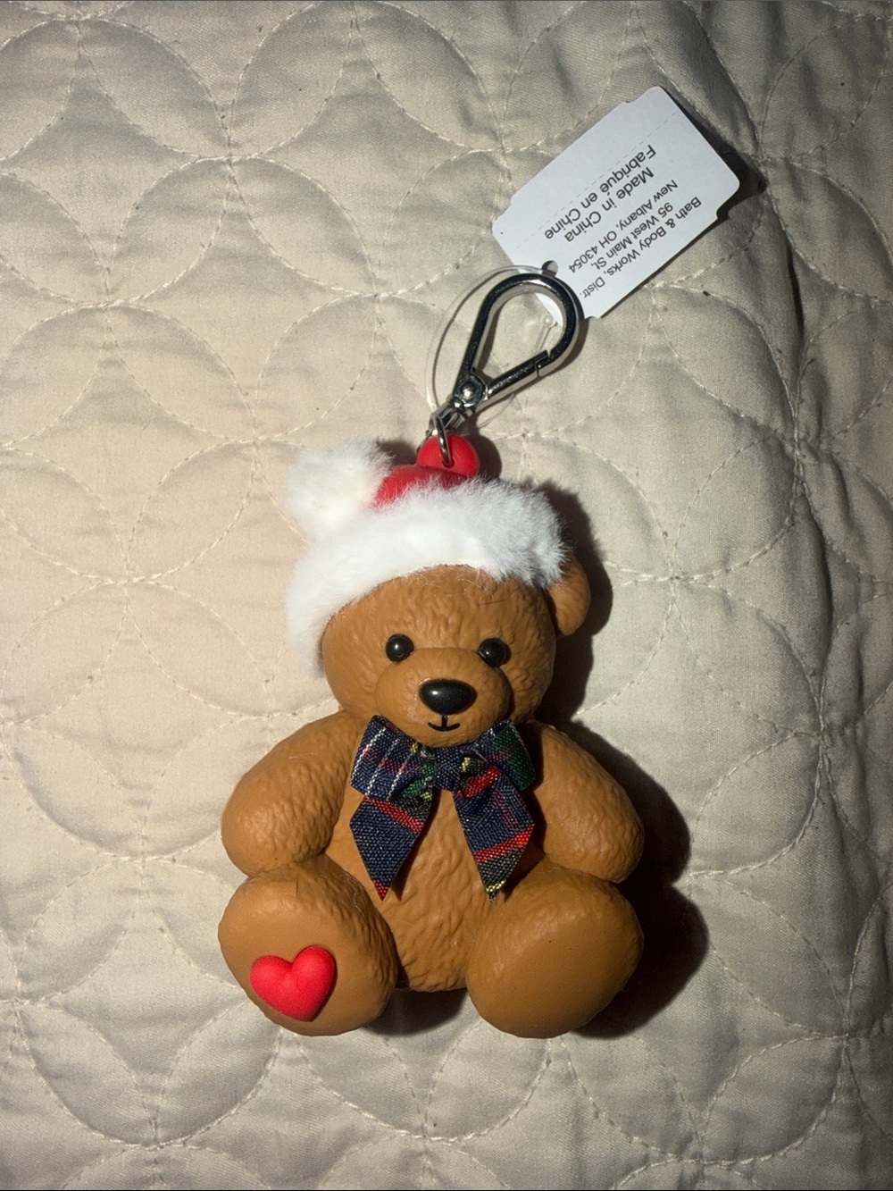 Bath & Body Works Pocketbac Holder Festive Bear